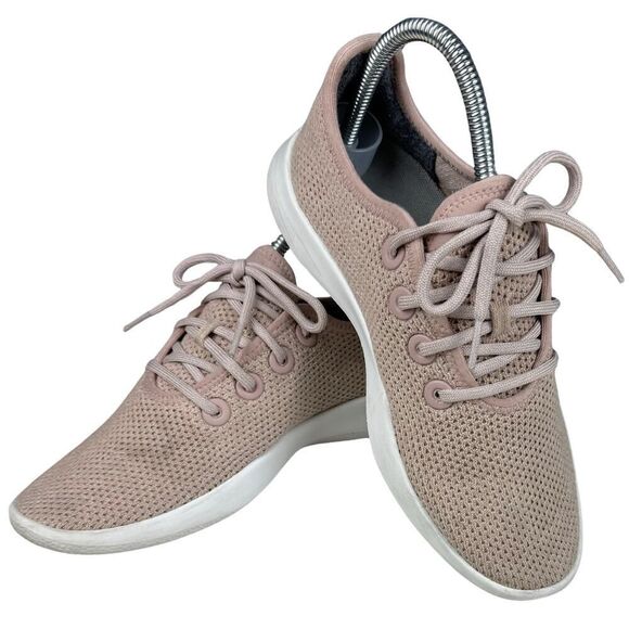 Allbirds Womens Sneakers Shoes Tree Runners Size 7 Light Pink Comfort Athleisure - Picture 1 of 9